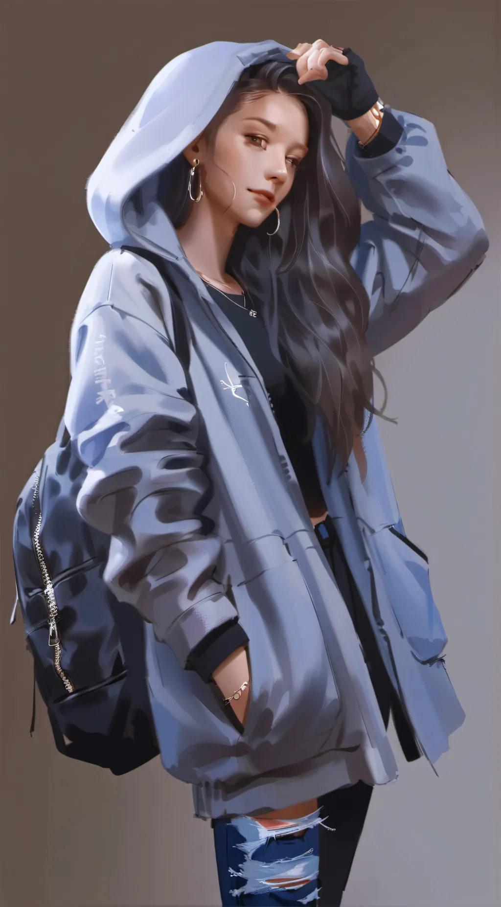 ai character: sarah background