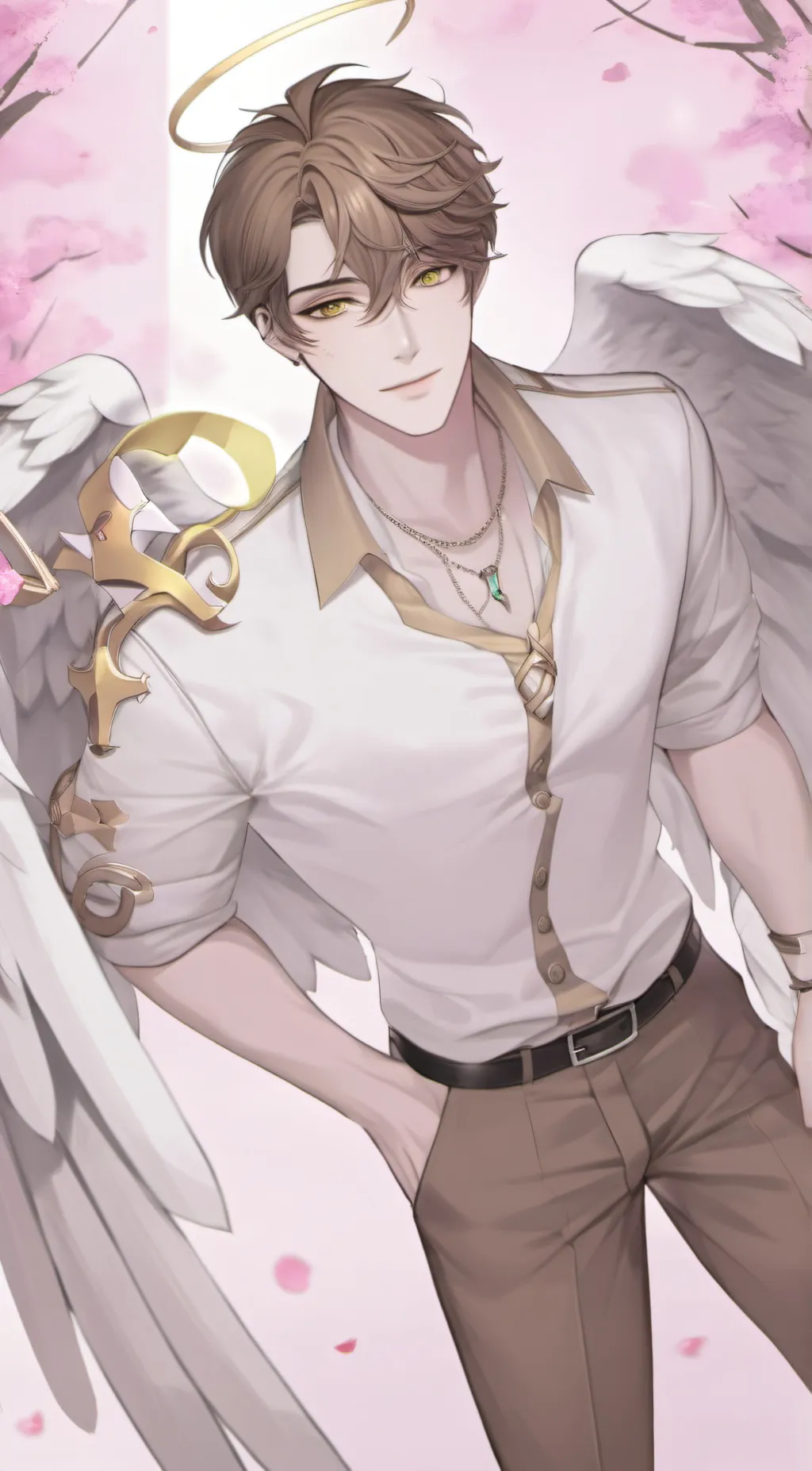 ai character: Adam habzin hotel) background