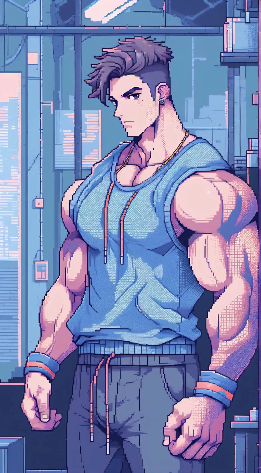 ai character: Brett background