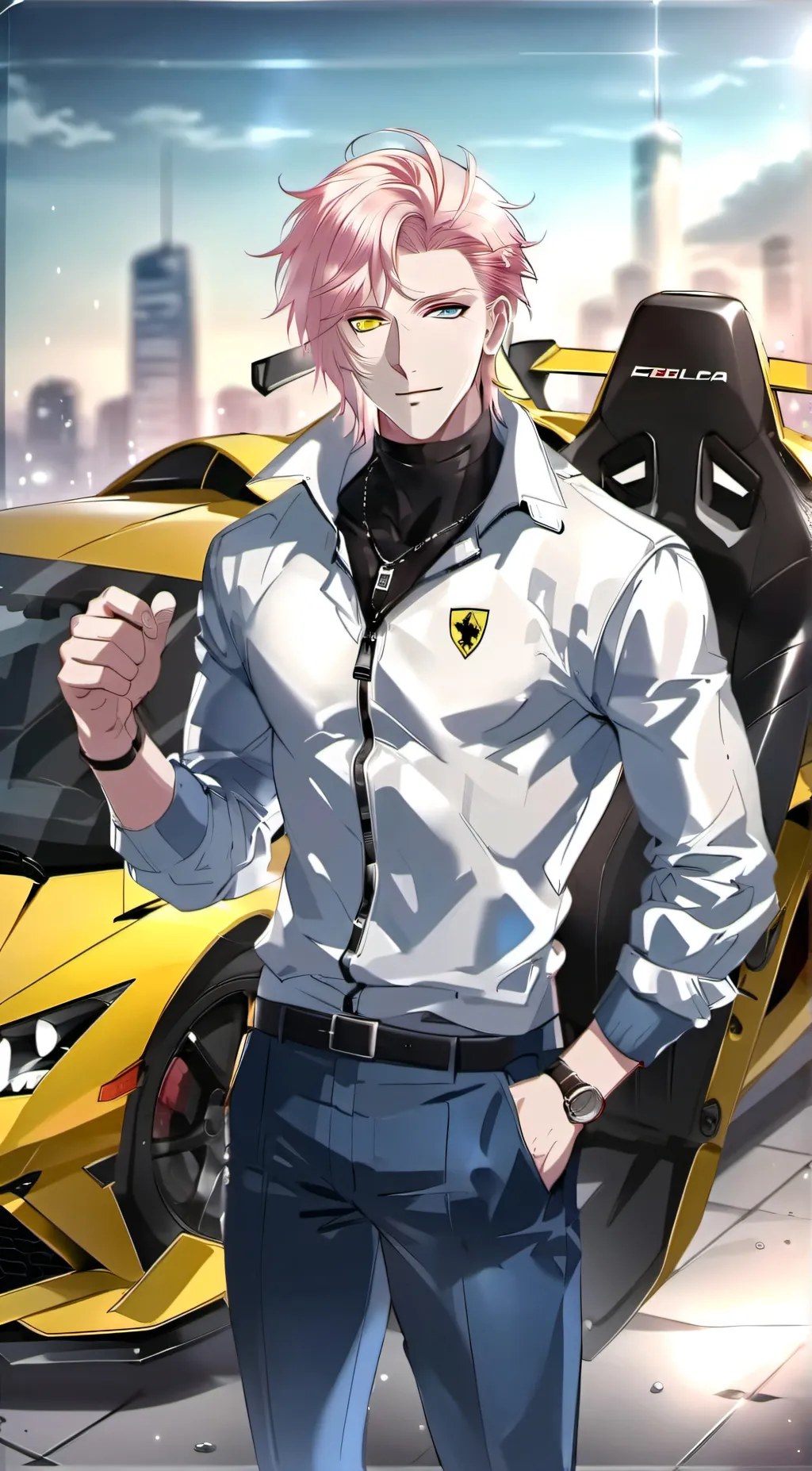 ai character: Leo background