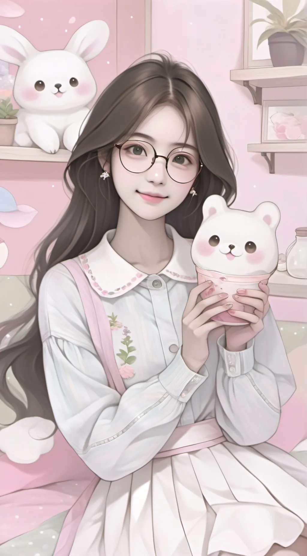 ai character: Ava  background