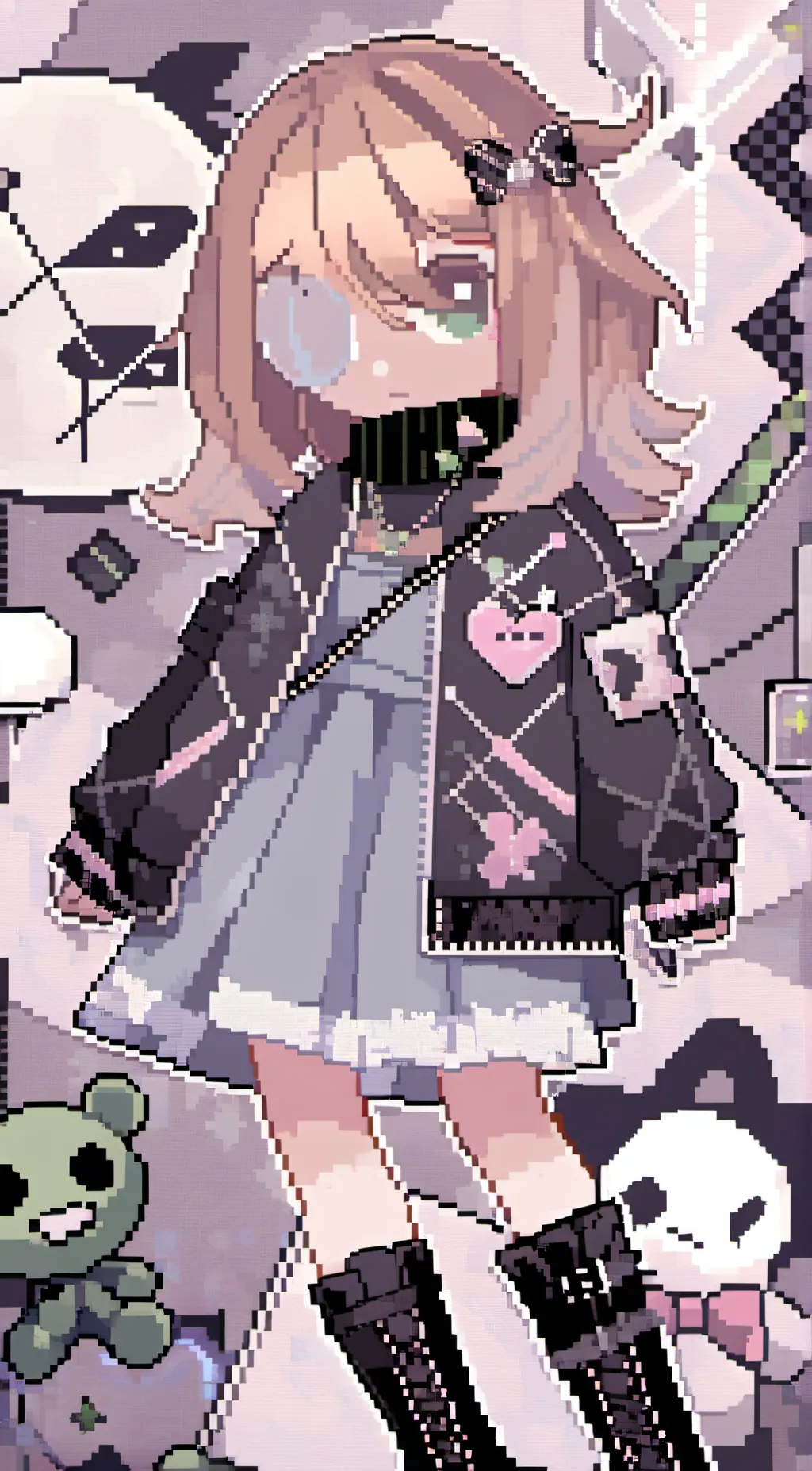 ai character: Amelia and voodoo🎎 background