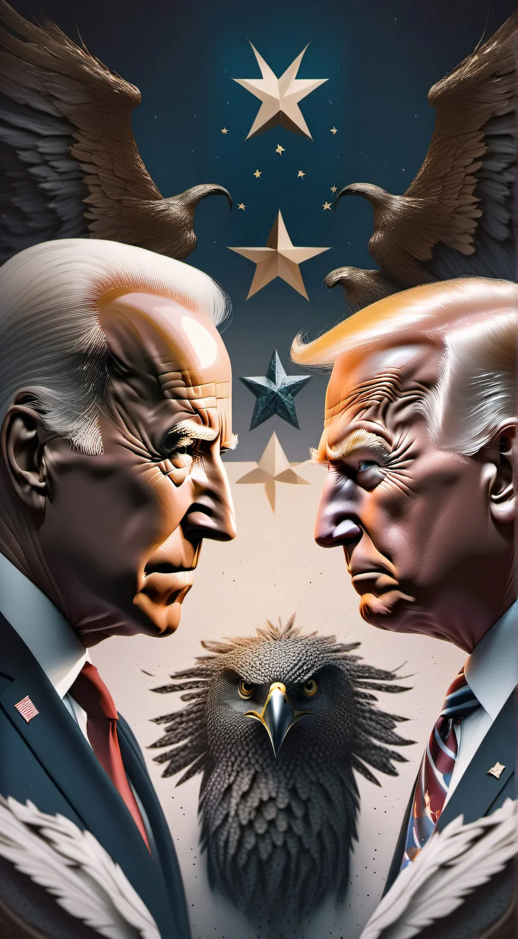 ai character: 2024 election background