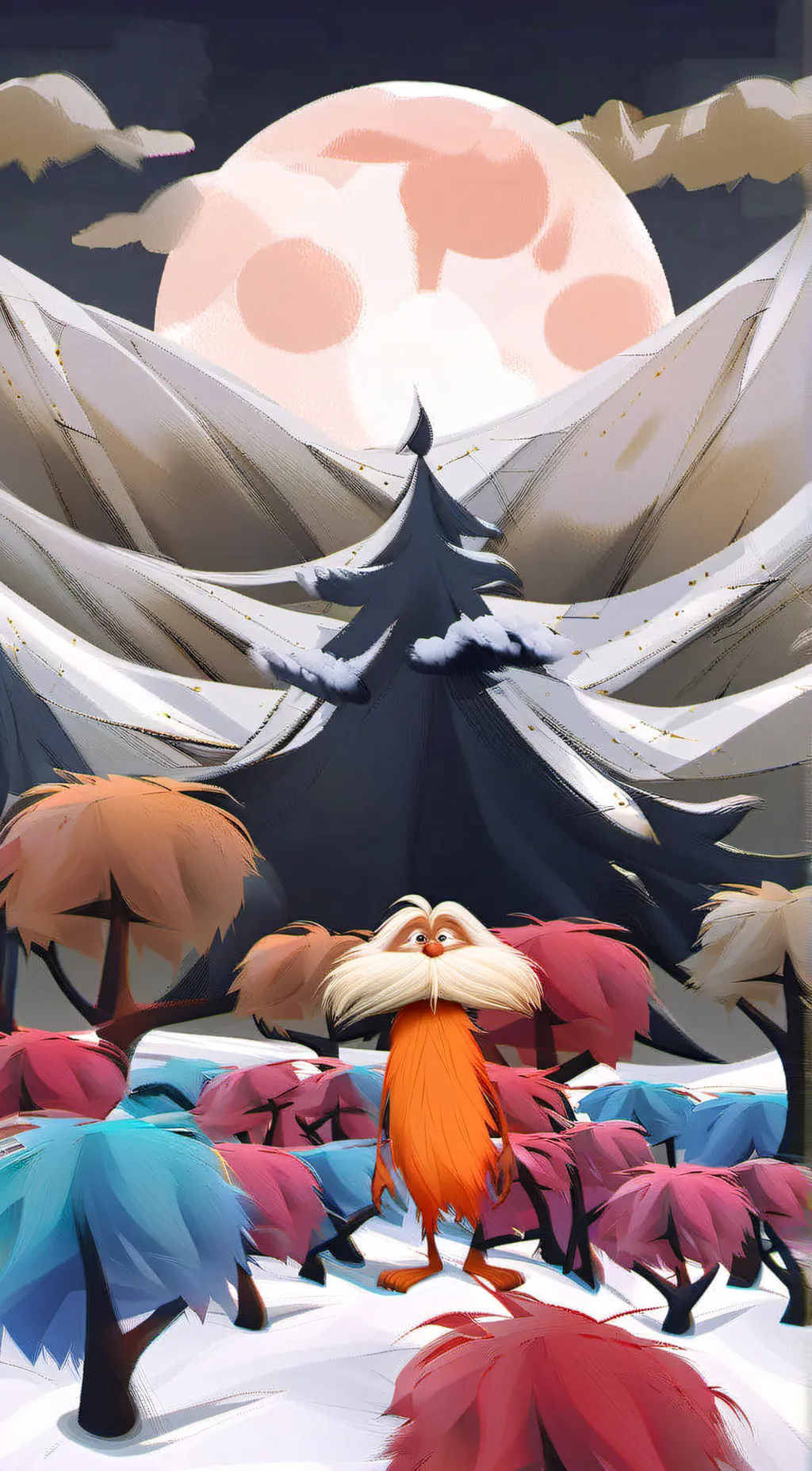 ai character: ✨LORAX✨ background