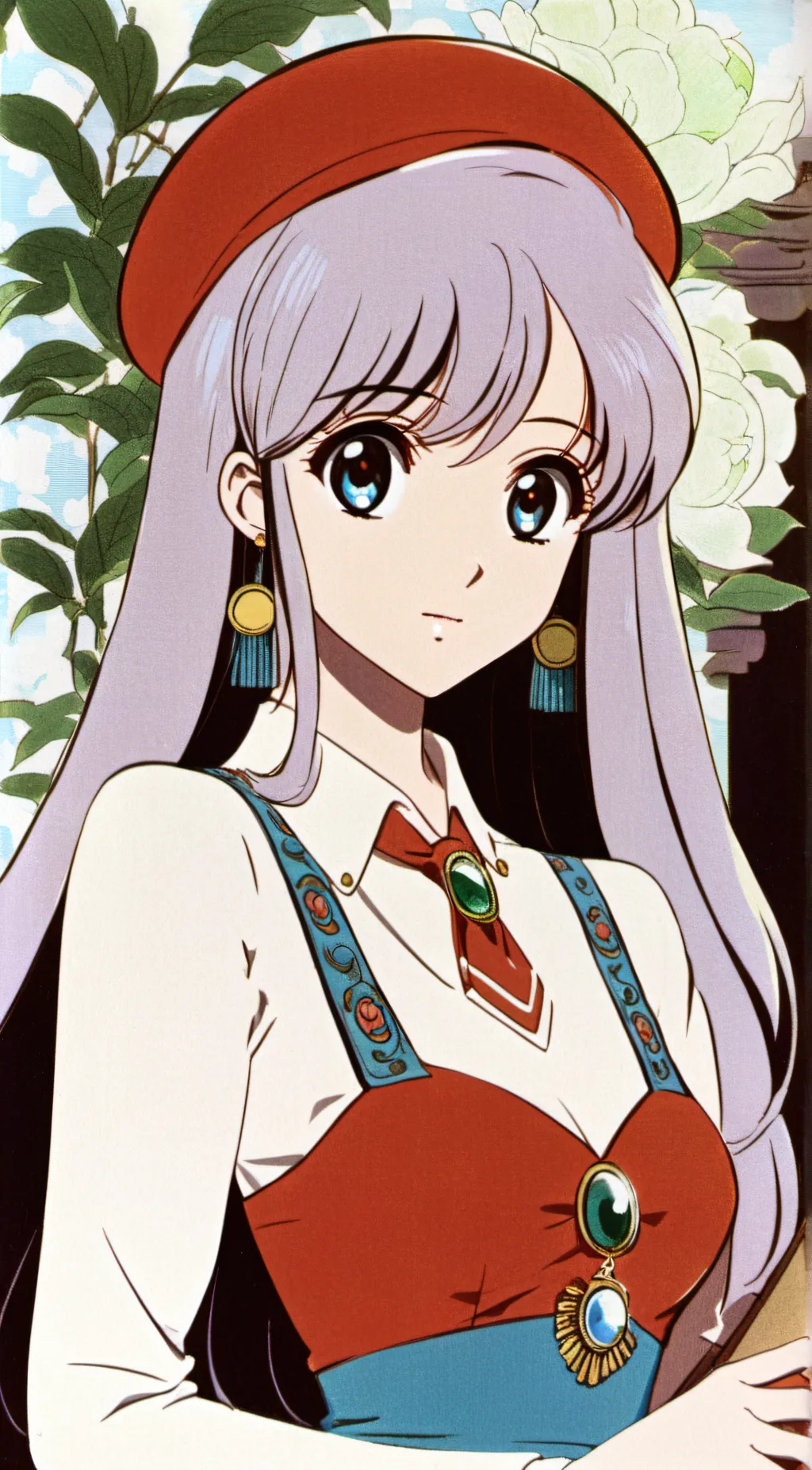 ai character: smiling critters background