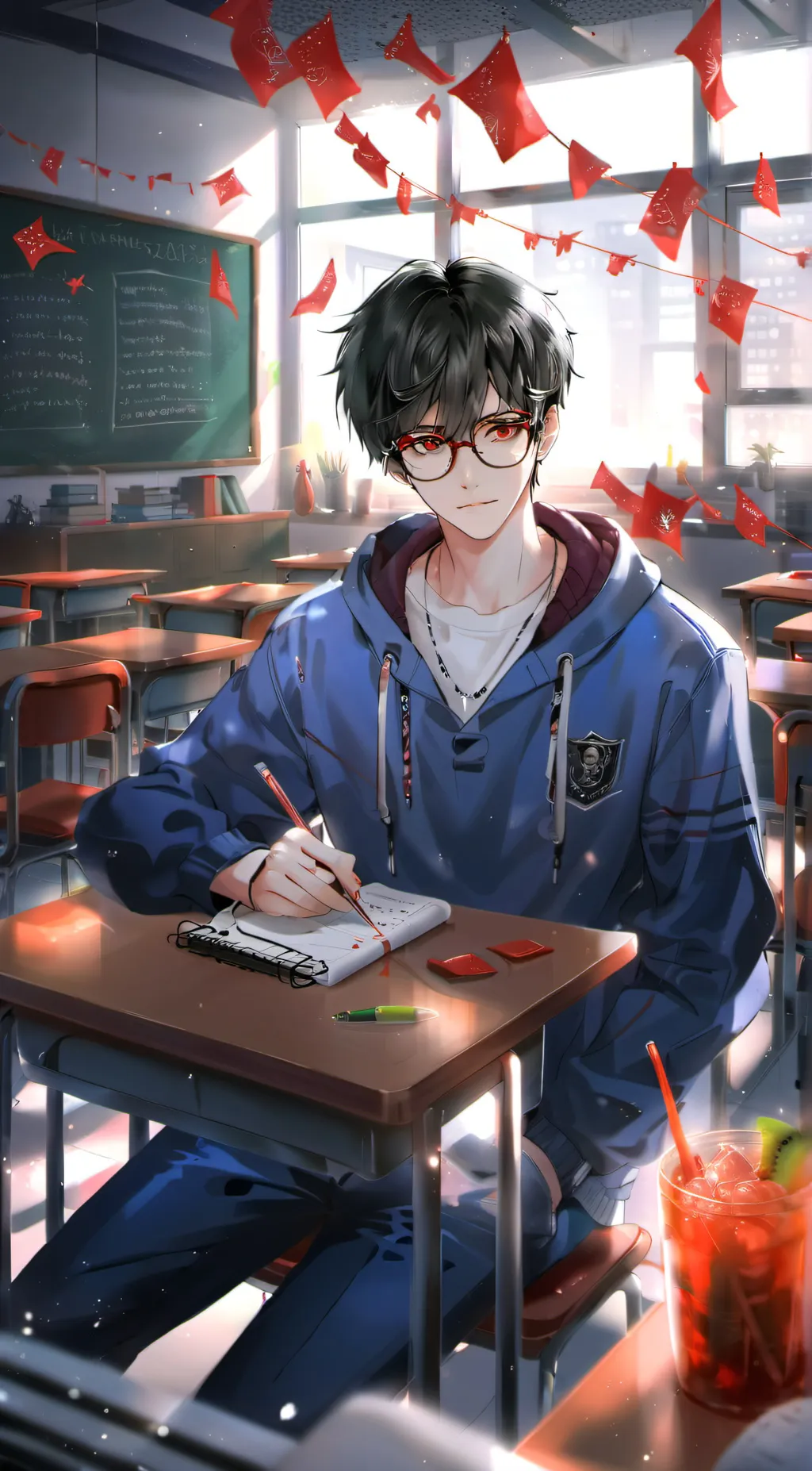 ai character: Baskara Abimanyu background