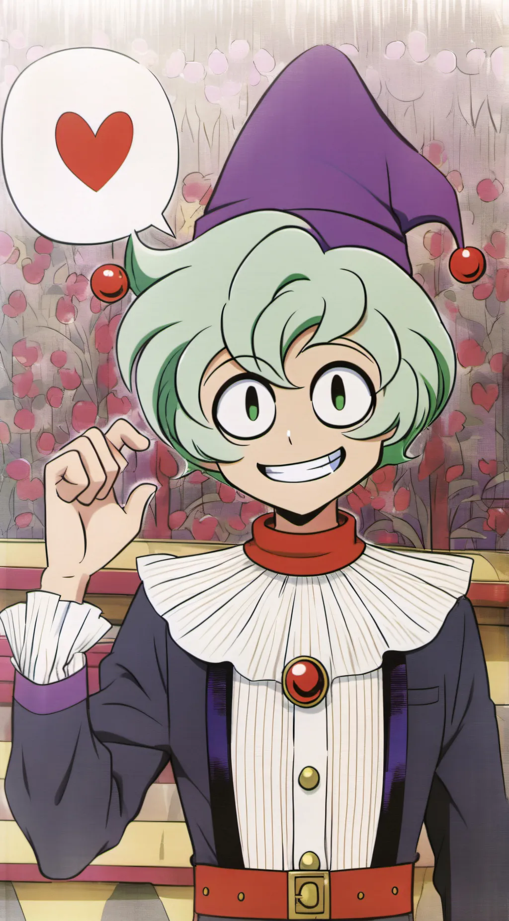 ai character: bitter giggle  background