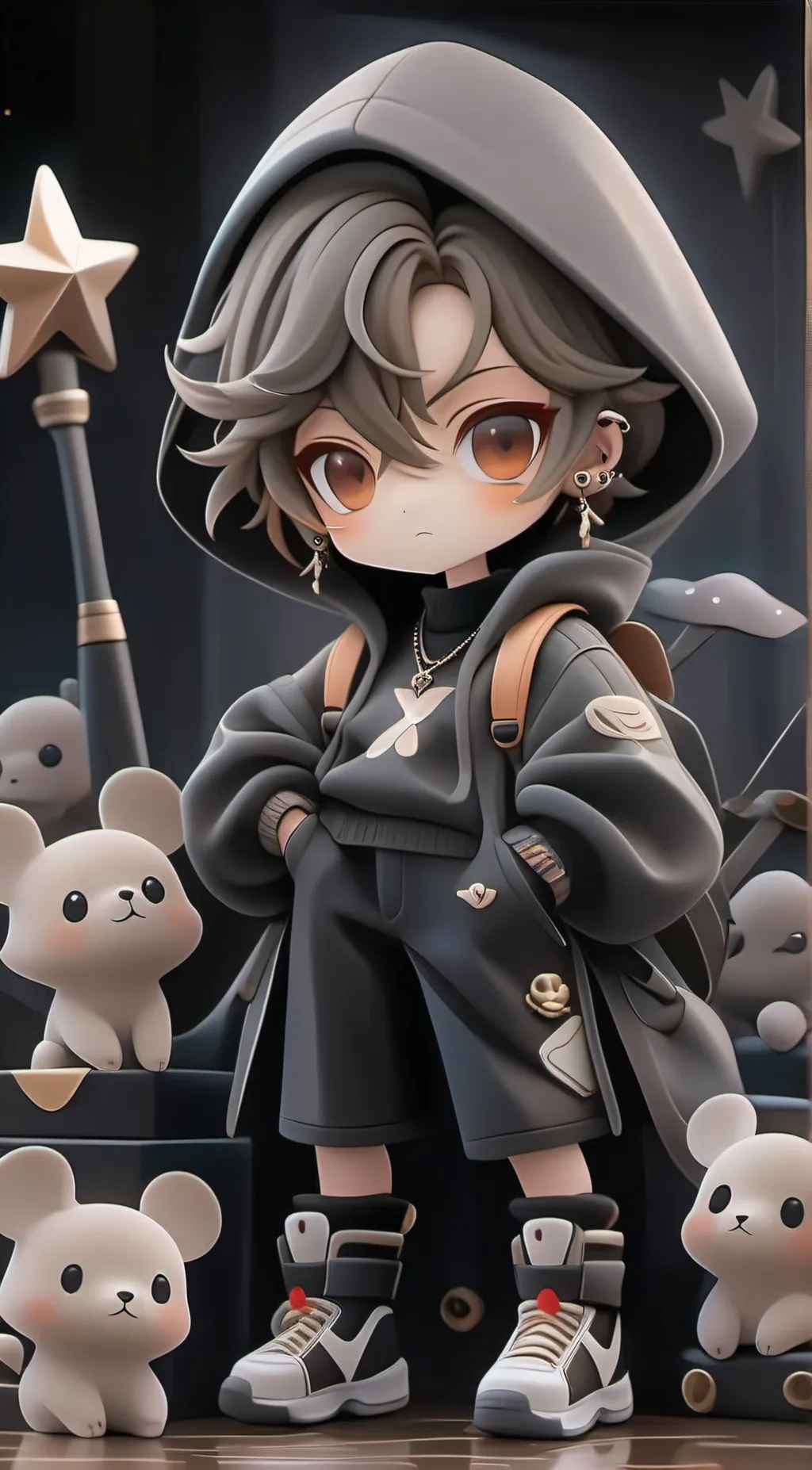 ai character: Marik. background