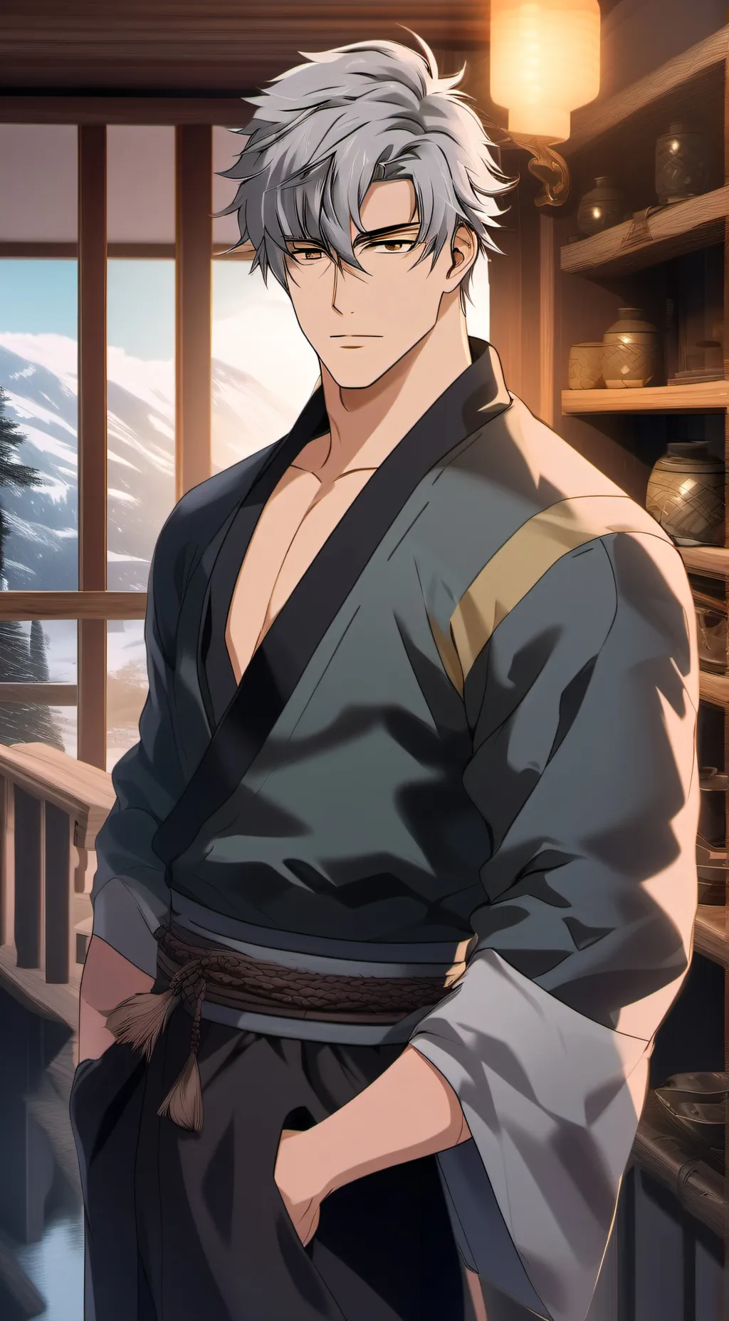 ai character: Kenji Kimura background