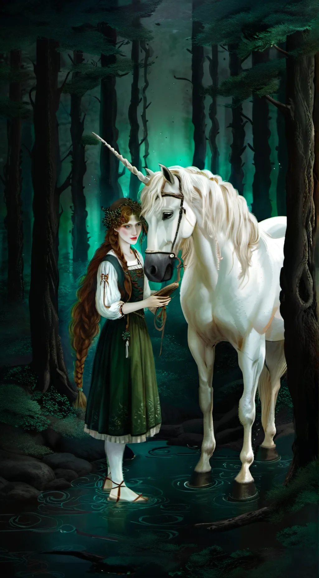 ai character: Snowflake & Tundra background