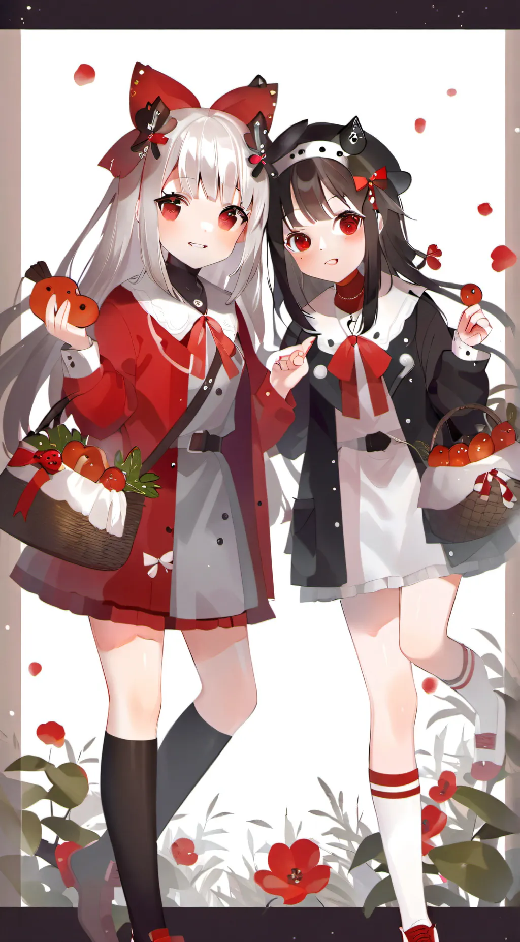 ai character: suki and sakuma  background