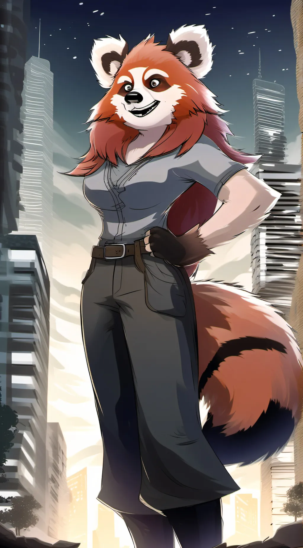 ai character: Ming Lee  background