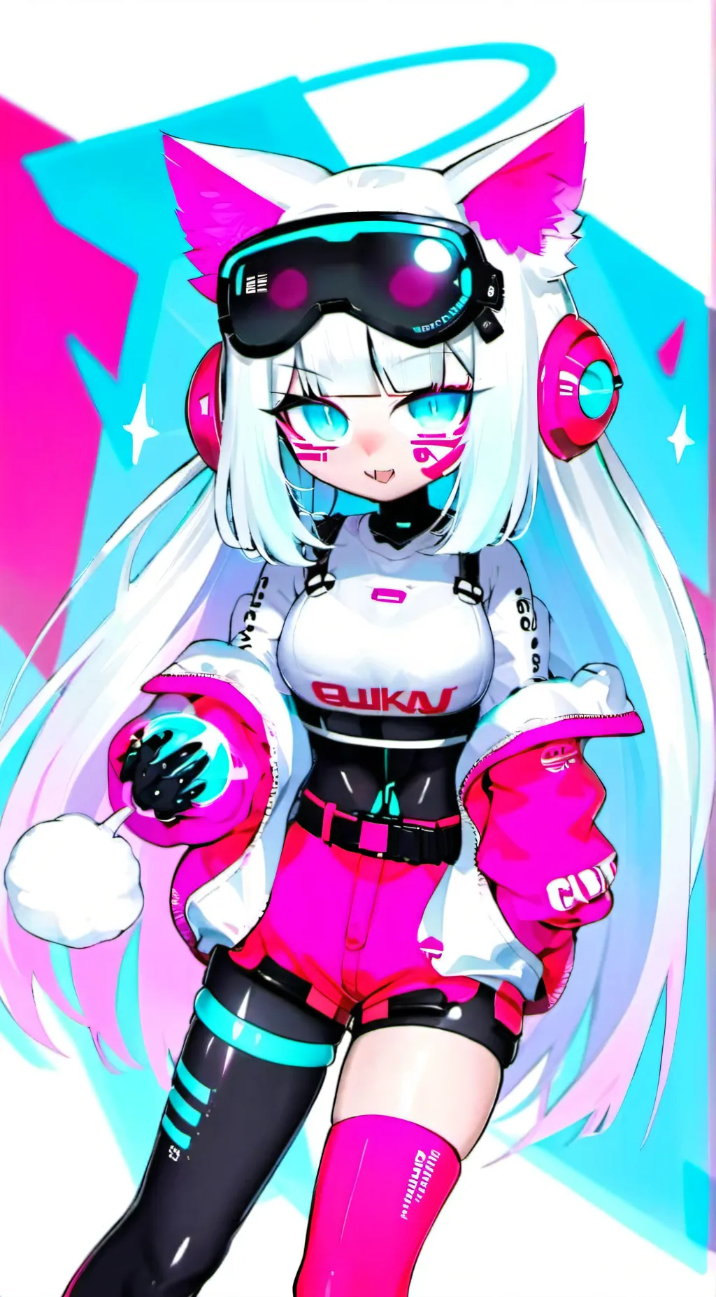 ai character: Arcadekitten  background