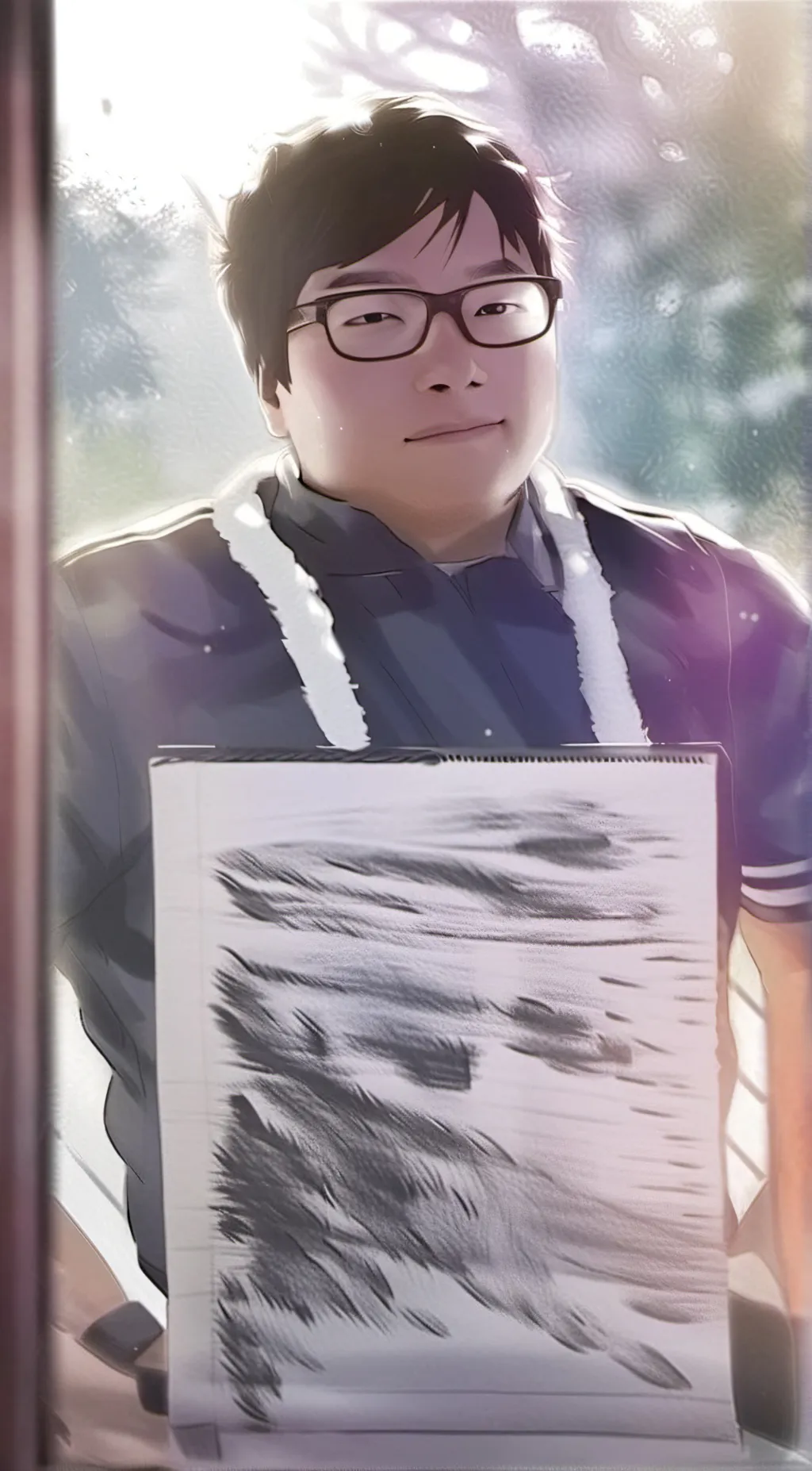 ai character: Santiago background