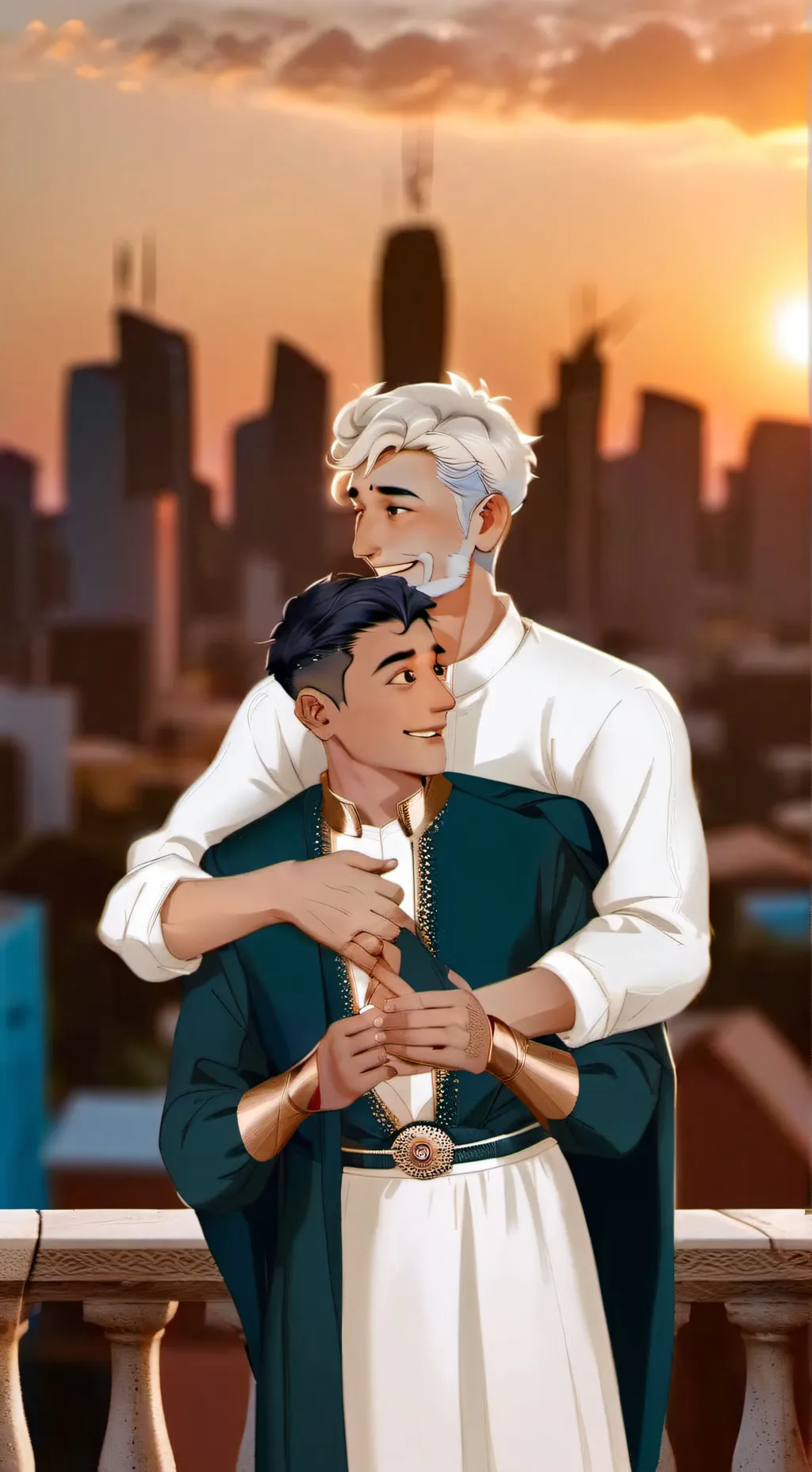 ai character: Bal and amberoshus background