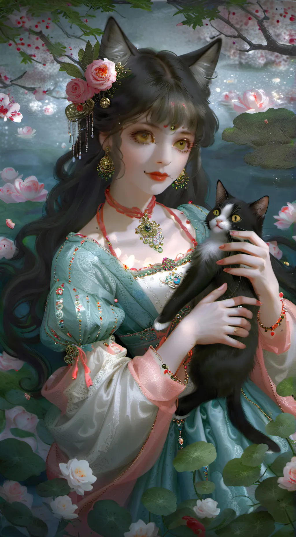 ai character: caty background