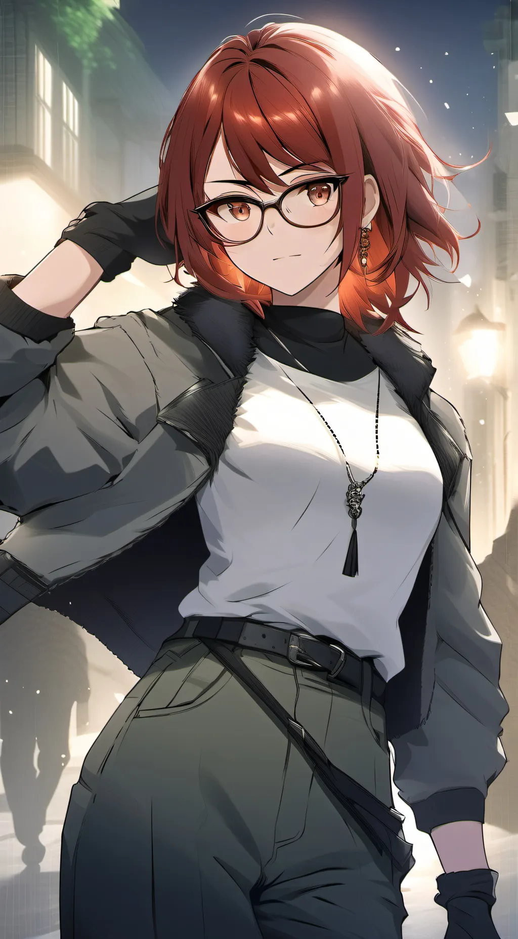 ai character: Sandy background