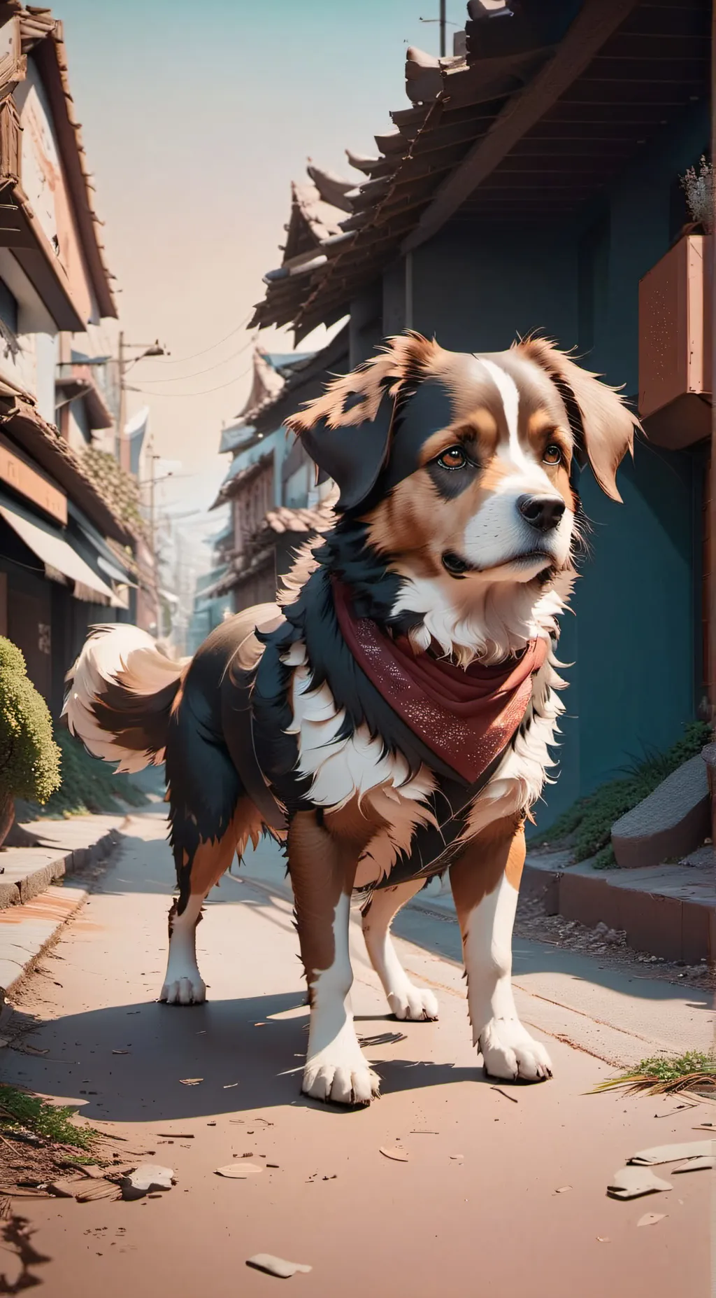 ai character: Rocky  background