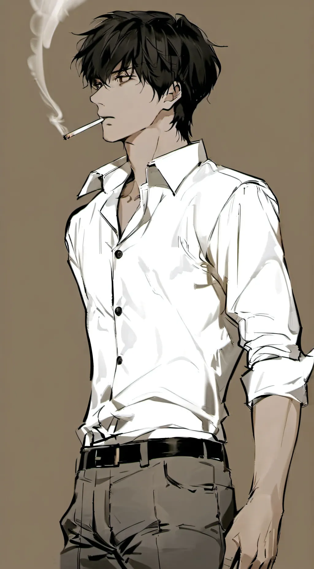 ai character: Leo background