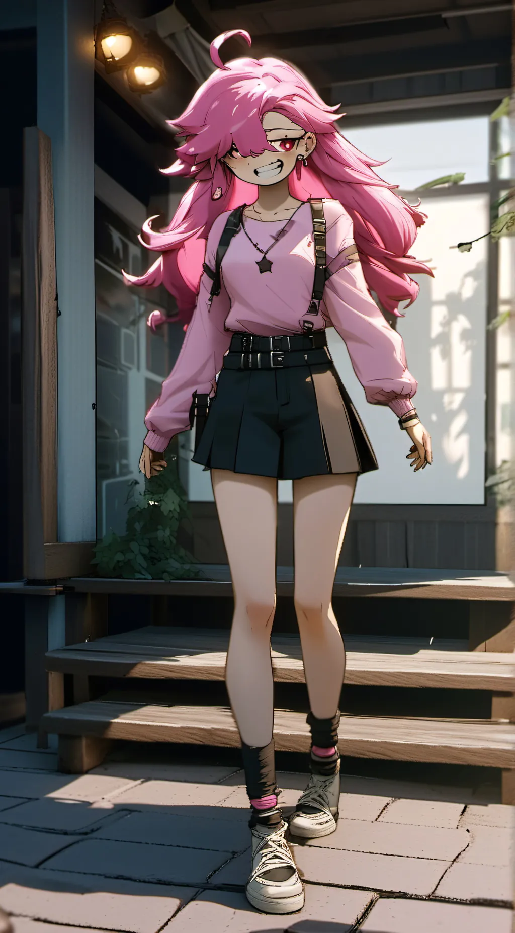 ai character: diamond background