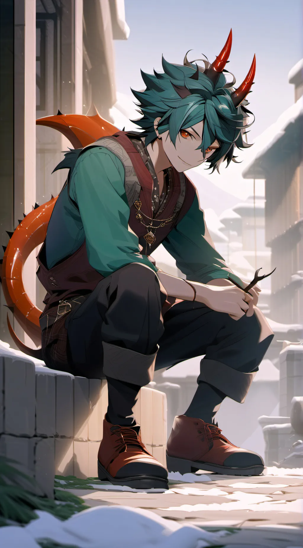 ai character: Akuji background