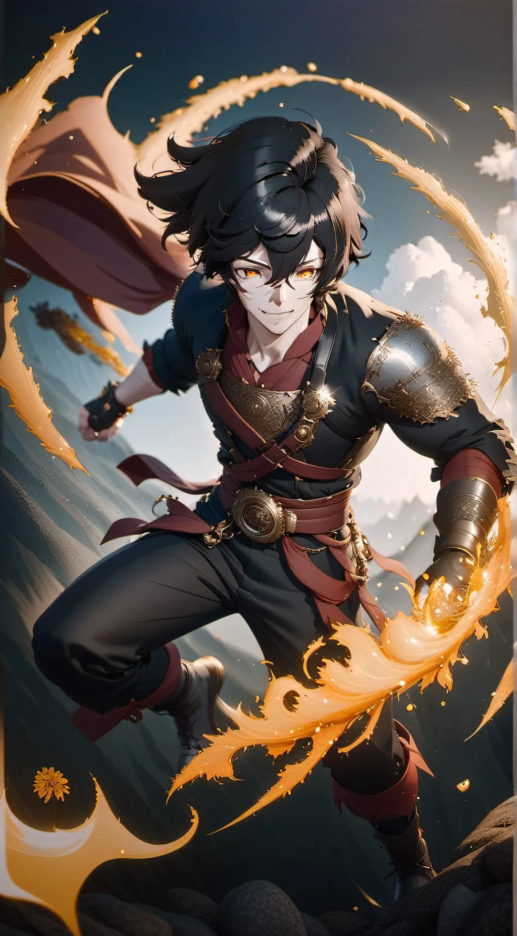 ai character: lukw background