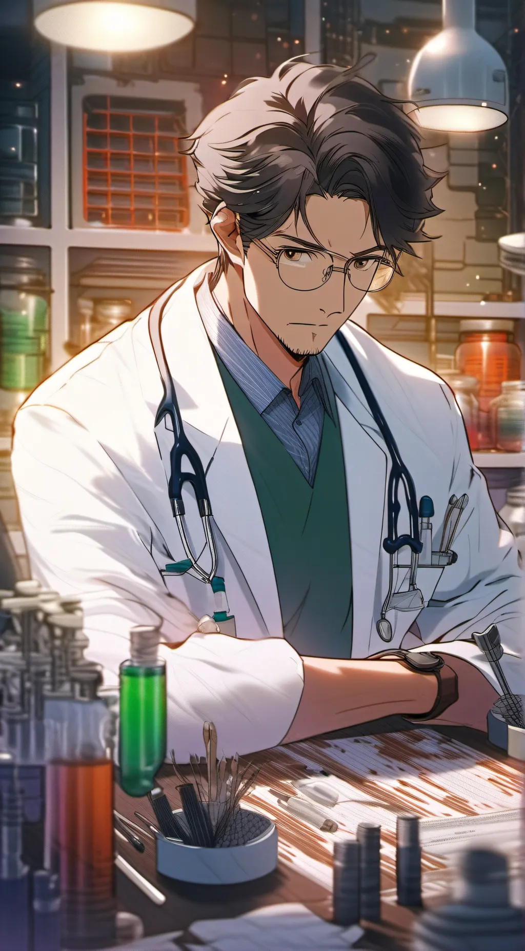 ai character: TF2 Medic background