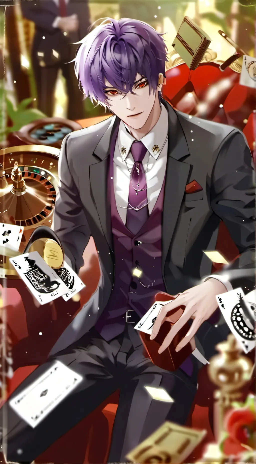 ai character: Bandar mafia background