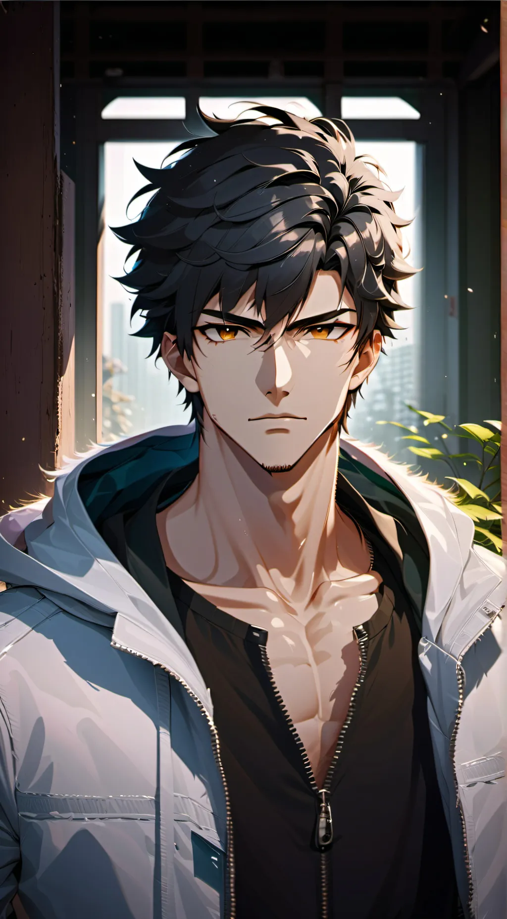 ai character: Leo background