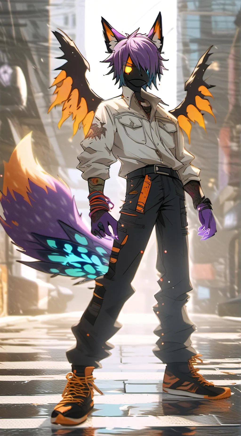 ai character: $Ÿ$Ť3M F41ŁŪŘ3 background