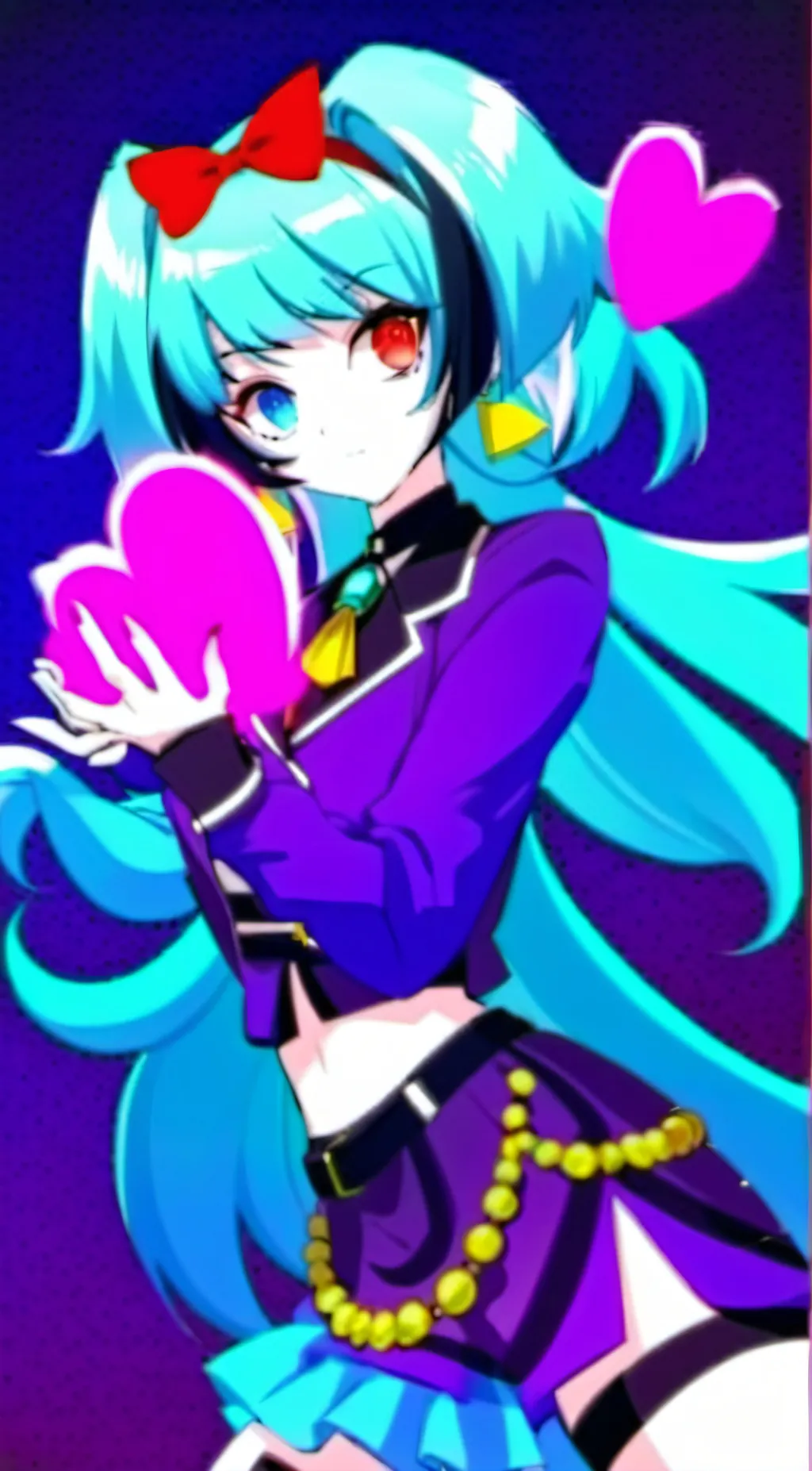 ai character: Hatsune miku background
