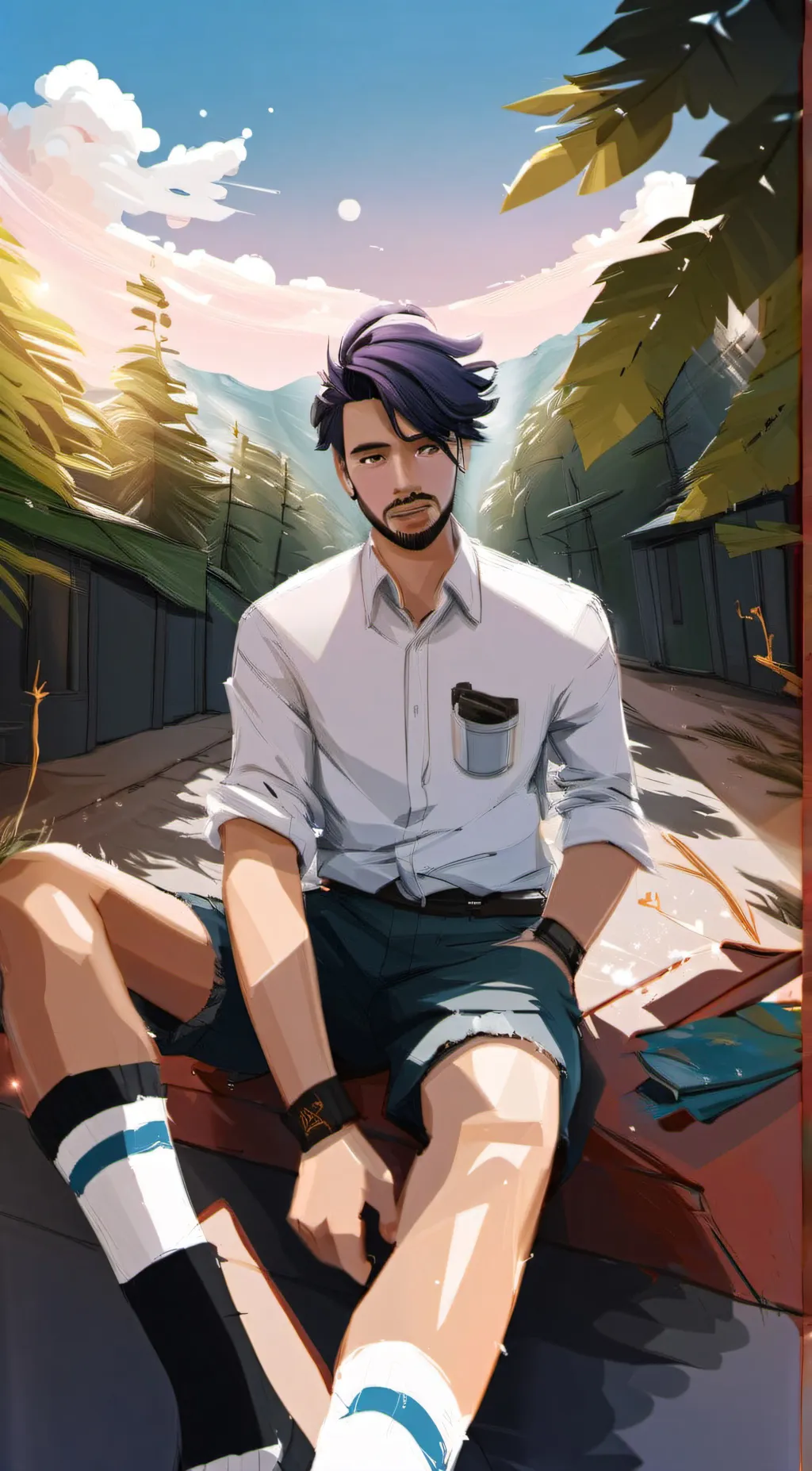 ai character: best friends background