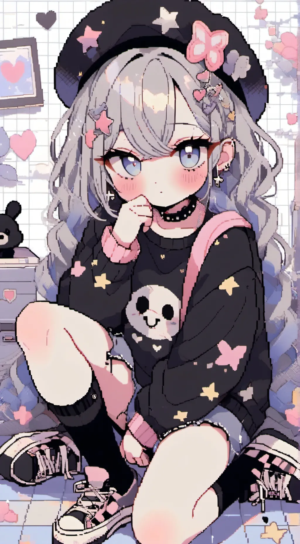 ai character: Avery♡ ☆pokiees☆ background