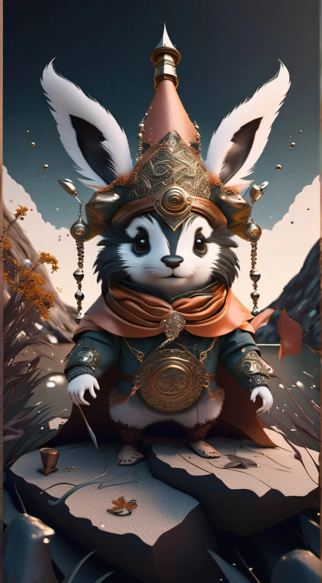 ai character: Caption of Beuks background