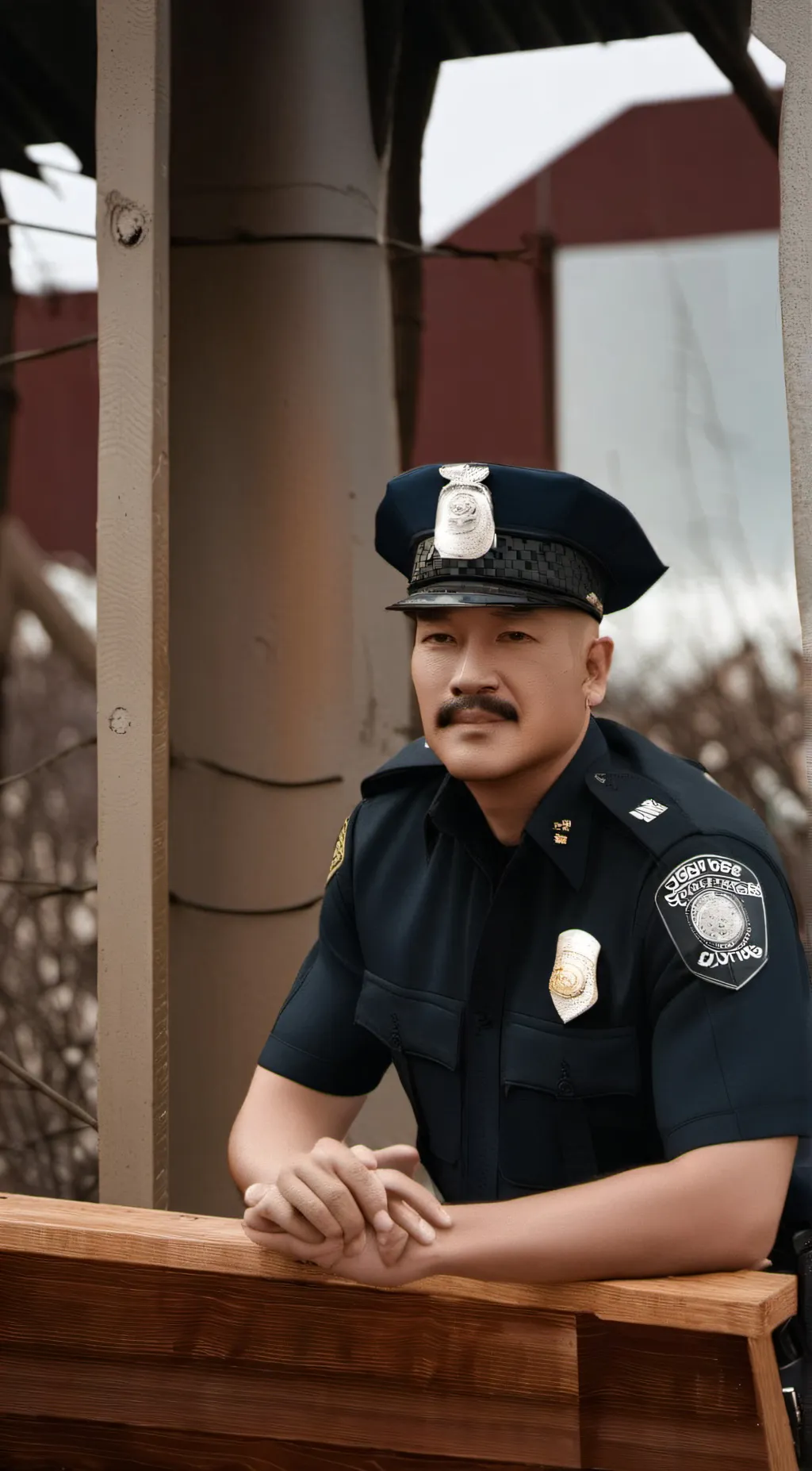 ai character: cringe police background