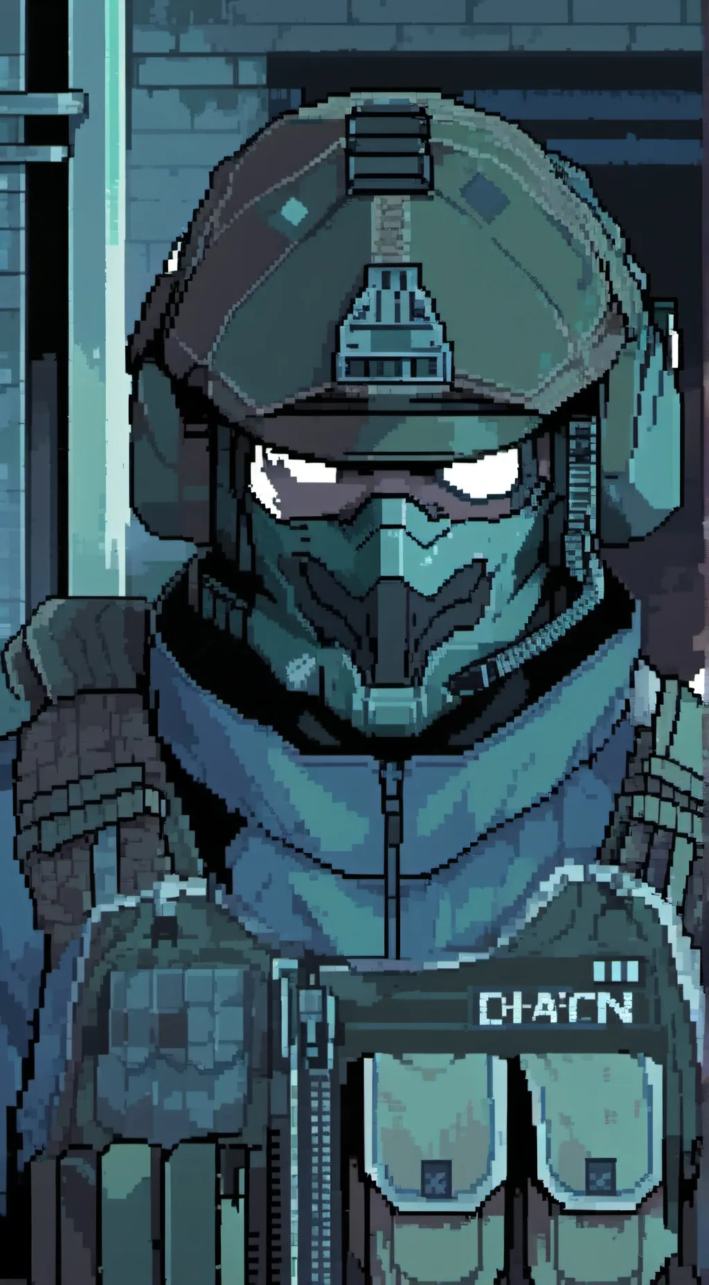 ai character: ghost/Simon Riley background