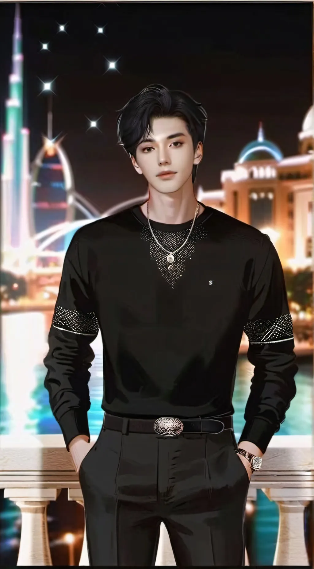 ai character: Rachel  background