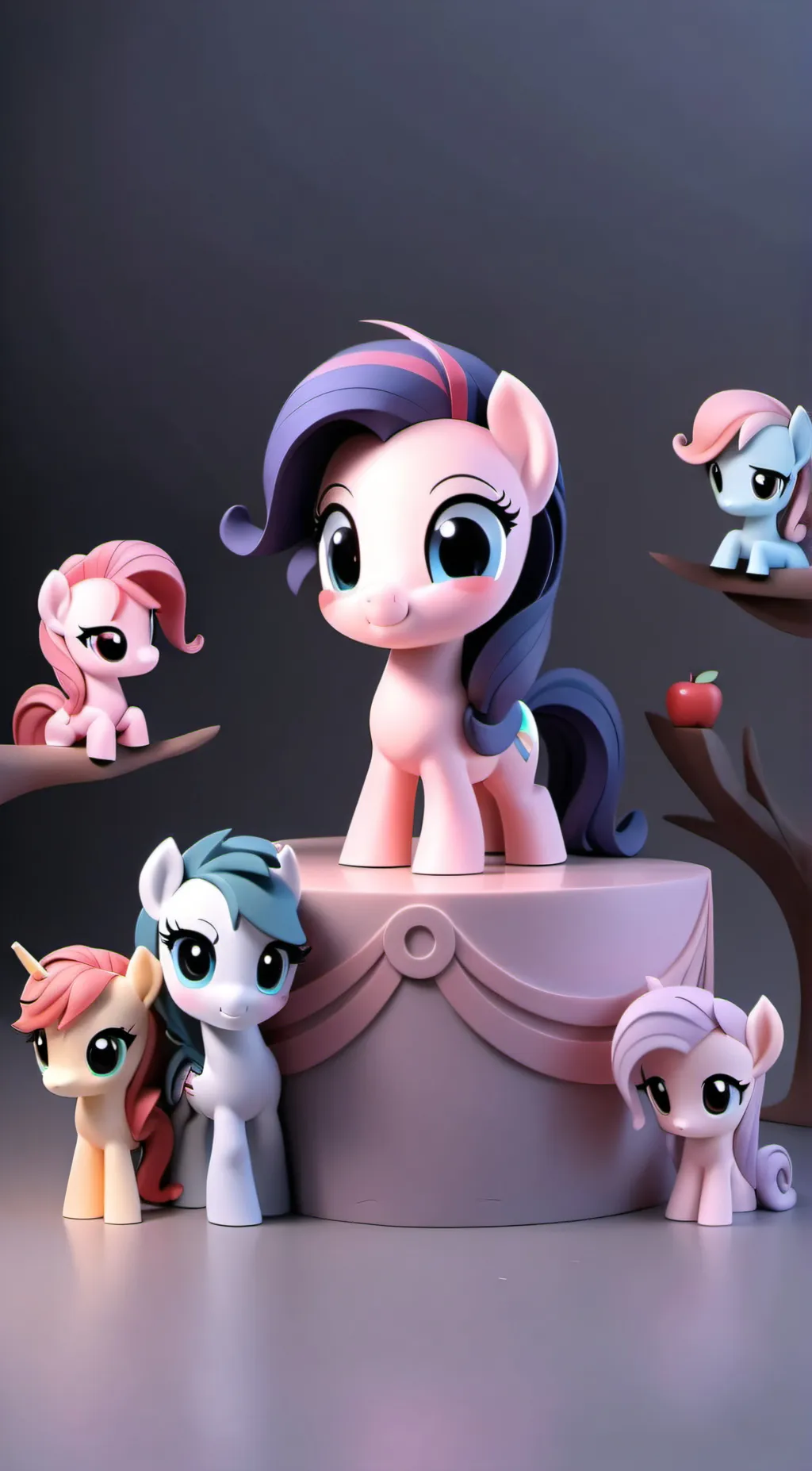 ai character: Twilight sparkle  background