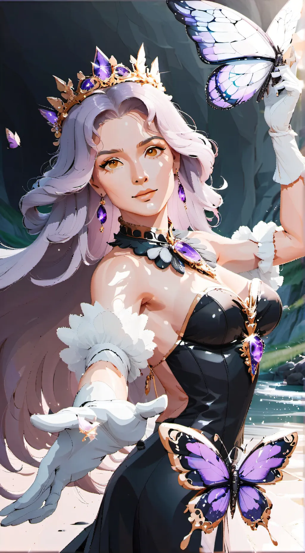 ai character: Ember background