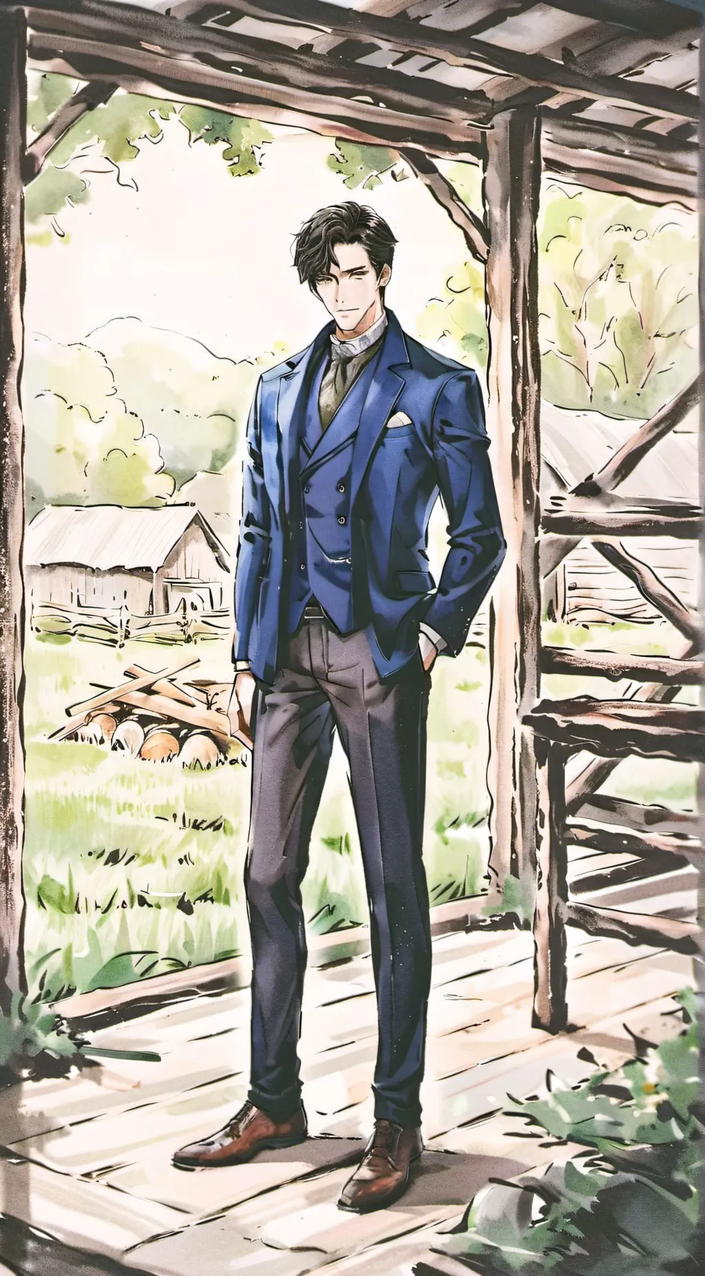 ai character: Liam background