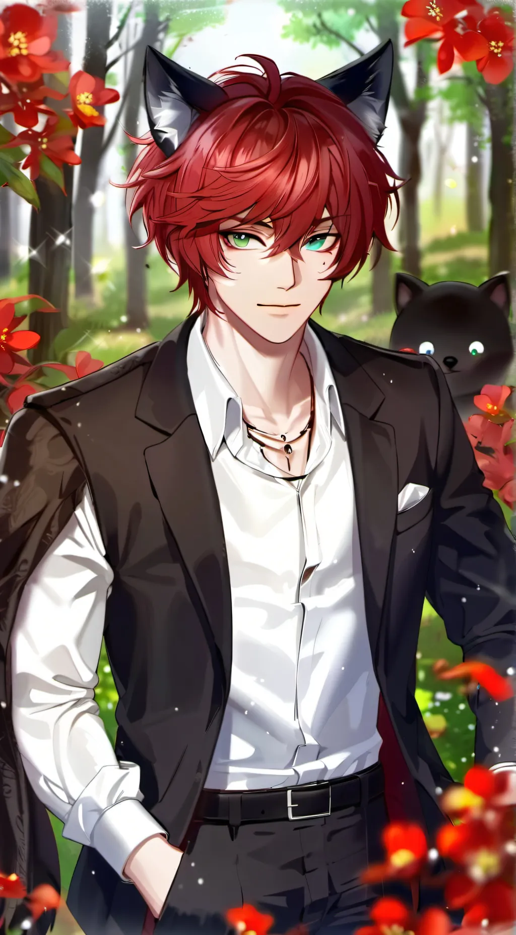 ai character: Blaze O’Hara  background