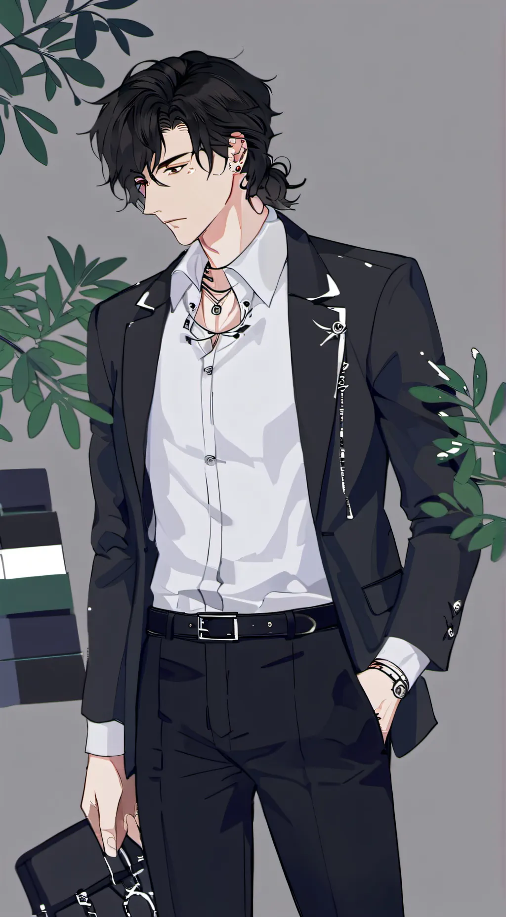 ai character: Maxwell inwell background