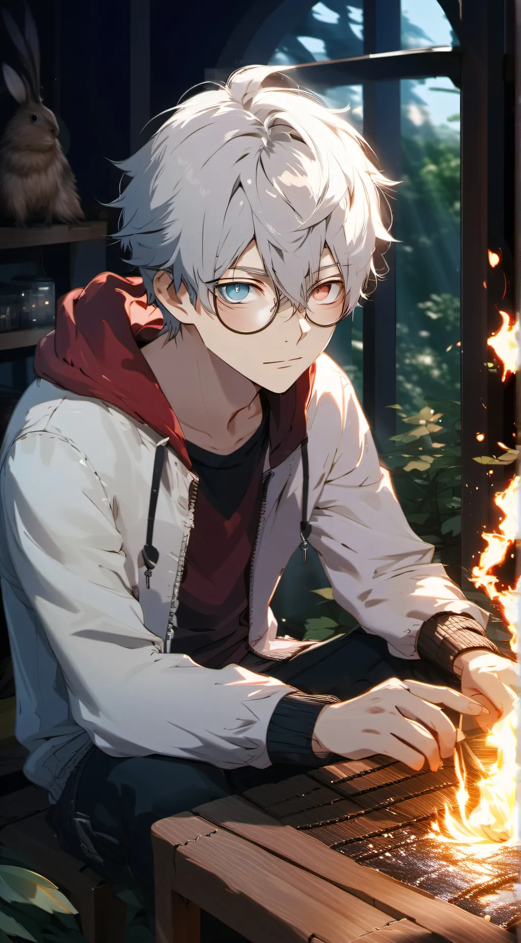 ai character: Zorro background