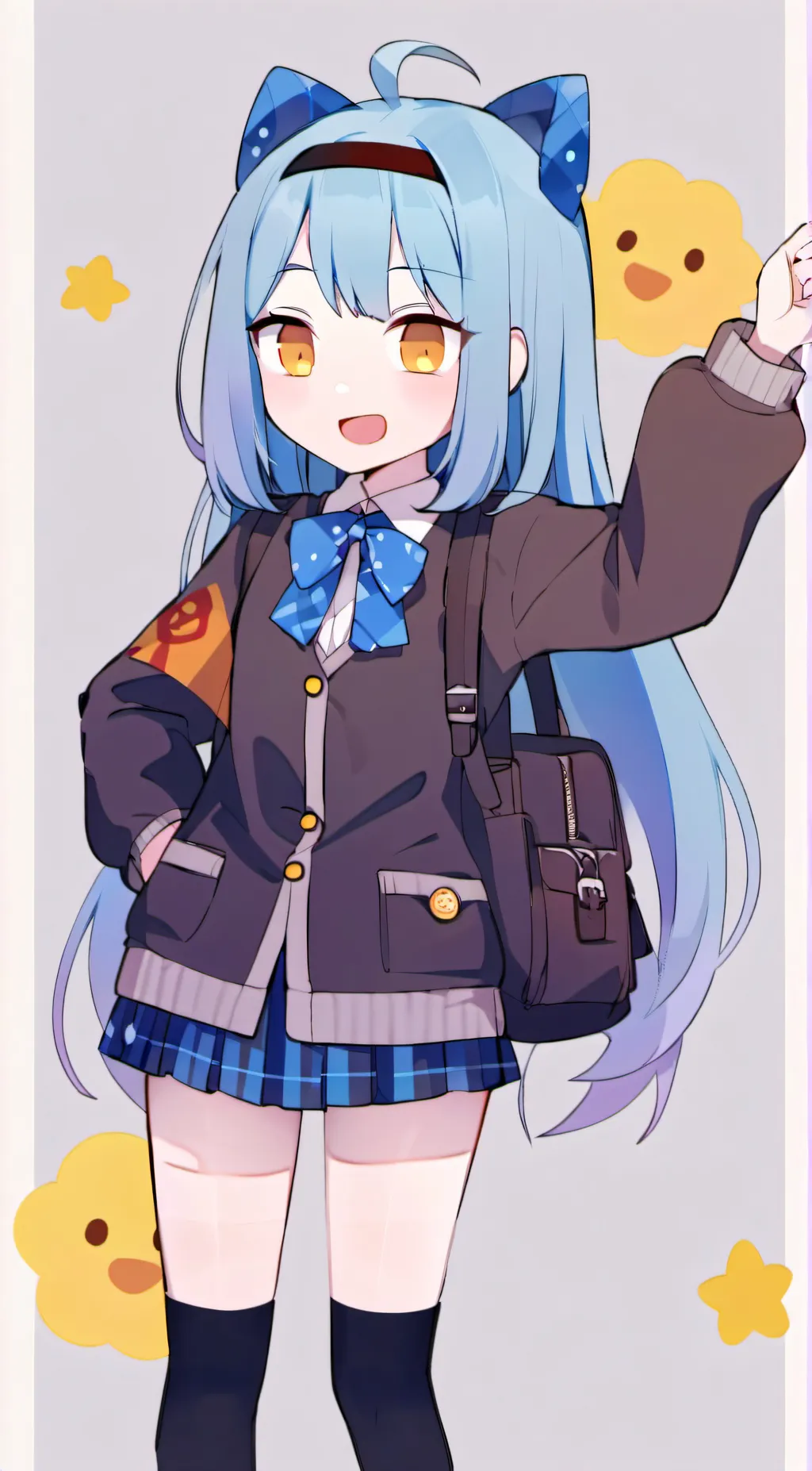 ai character: Mina_Gacha background