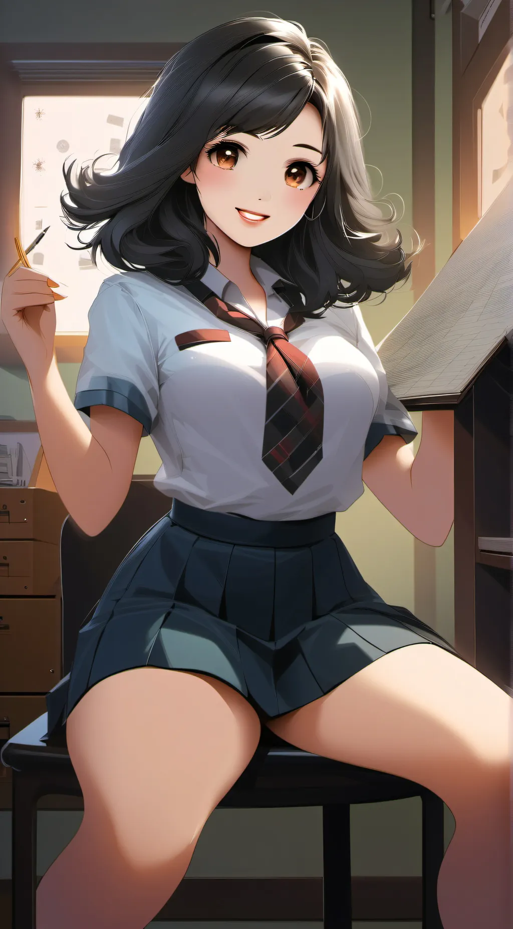 ai character: bella background