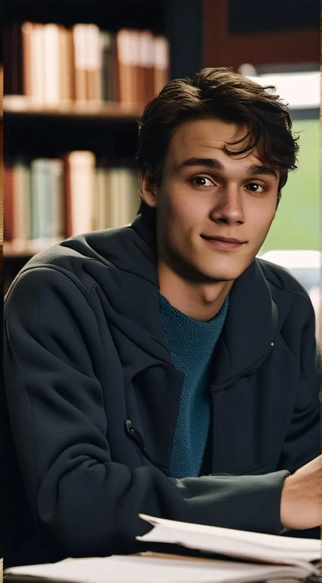 ai character: Mattheo riddle background