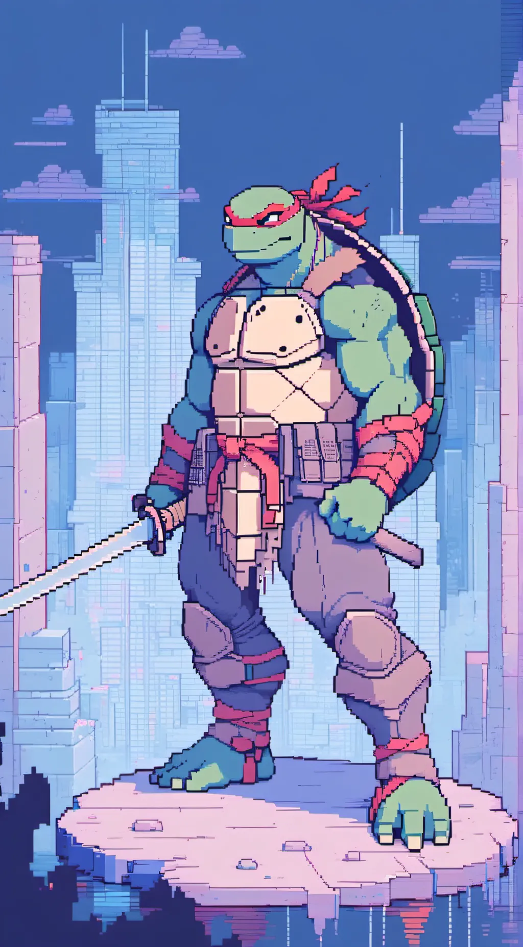 ai character: Raphael  background