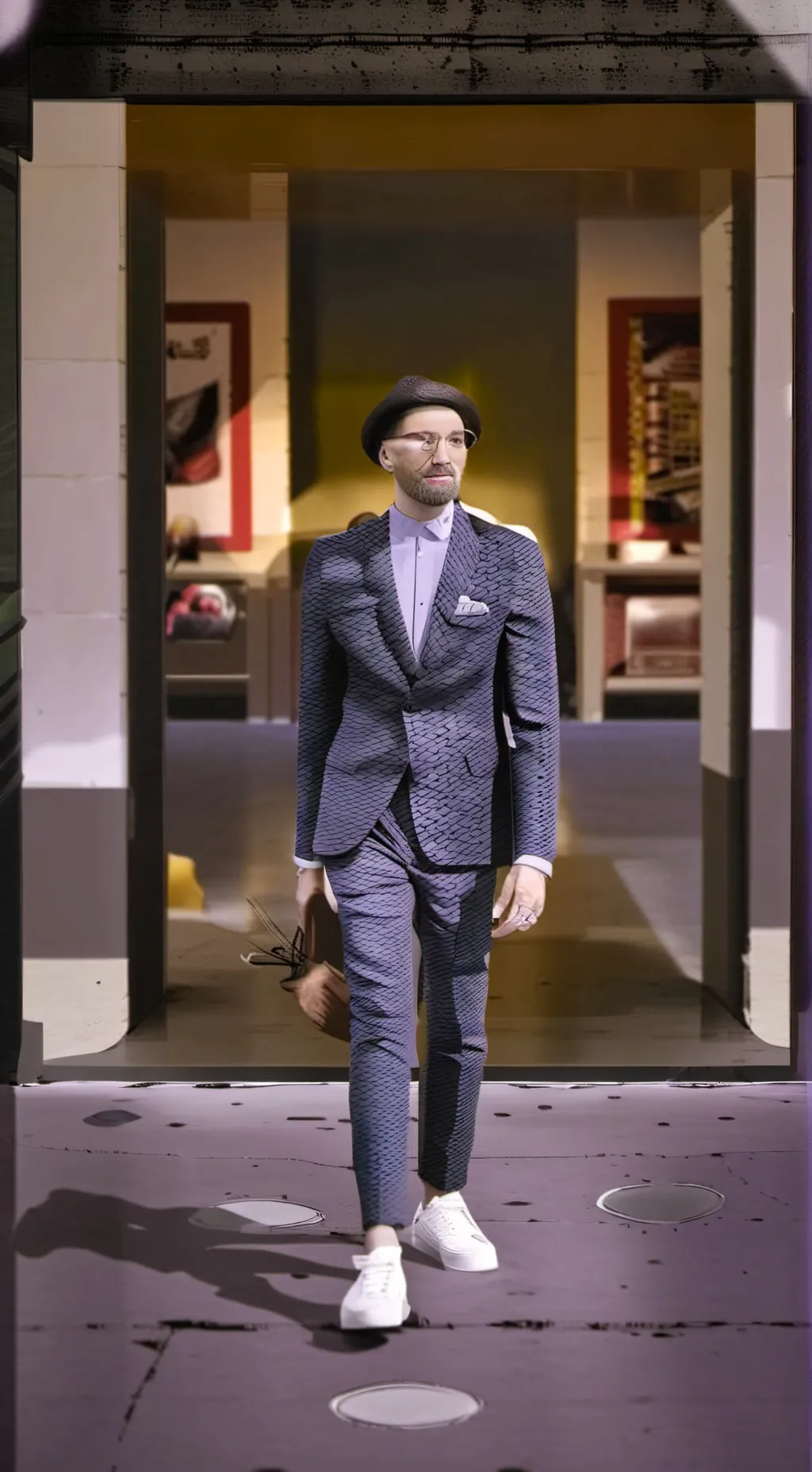 ai character: find background