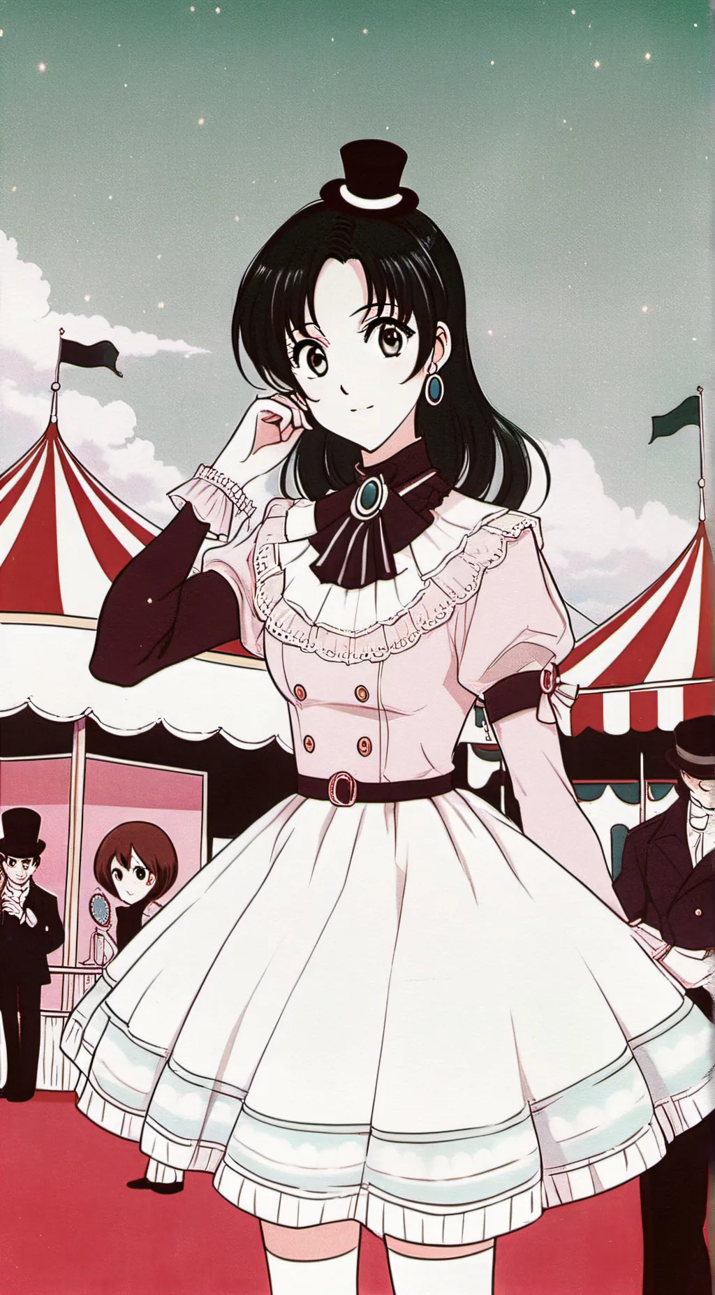 ai character: tadc cute  background