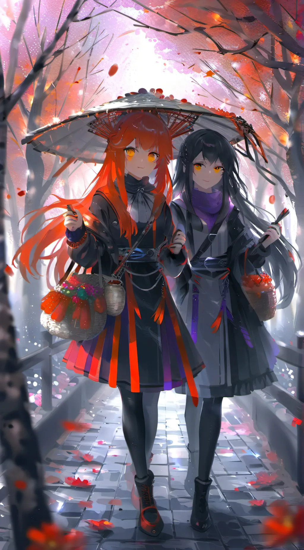 ai character: jem and Alice  background